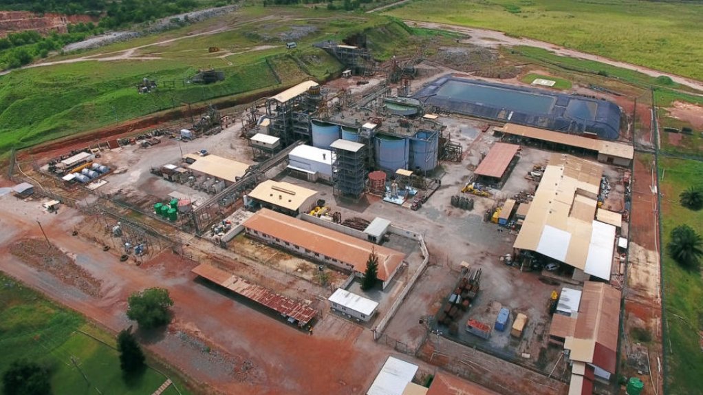 An image of the Bibiani plant in Ghana