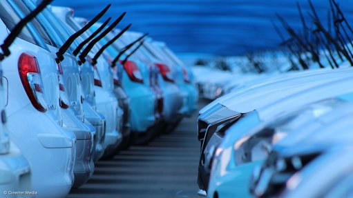Image of cars in a row