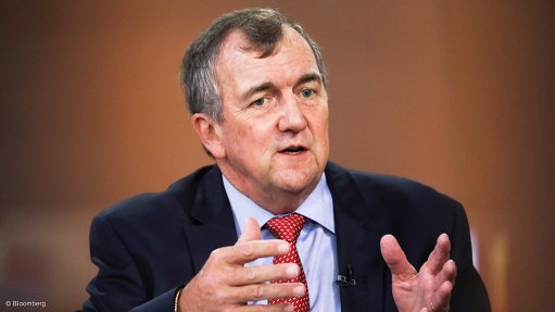 Picture of Barrick president and CE Mark Bristow taken by Bloomberg