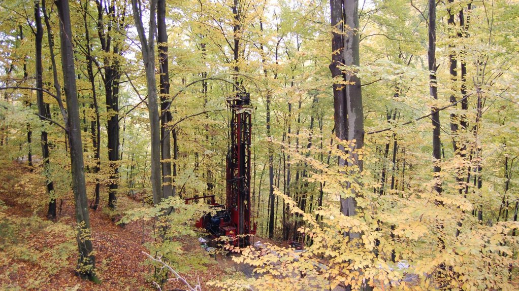 An image showing exploration work in a forest in Romania.