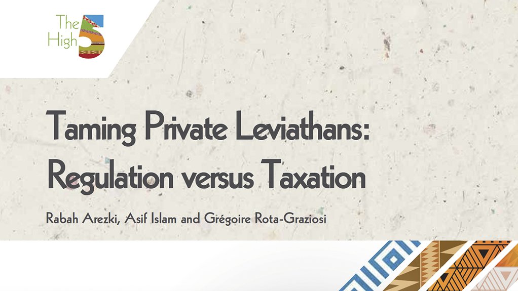 Working Paper 350 - Taming Private Leviathans: Regulation versus Taxation