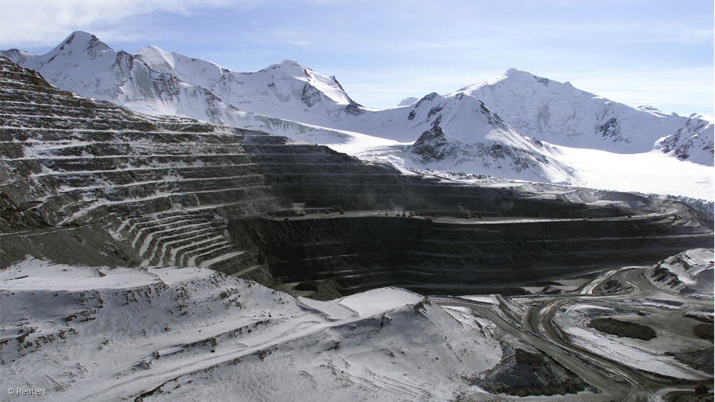 An image of the Kumtor mine in Kyrgyzstan
