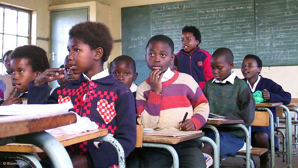 Image of young learners in a class 
