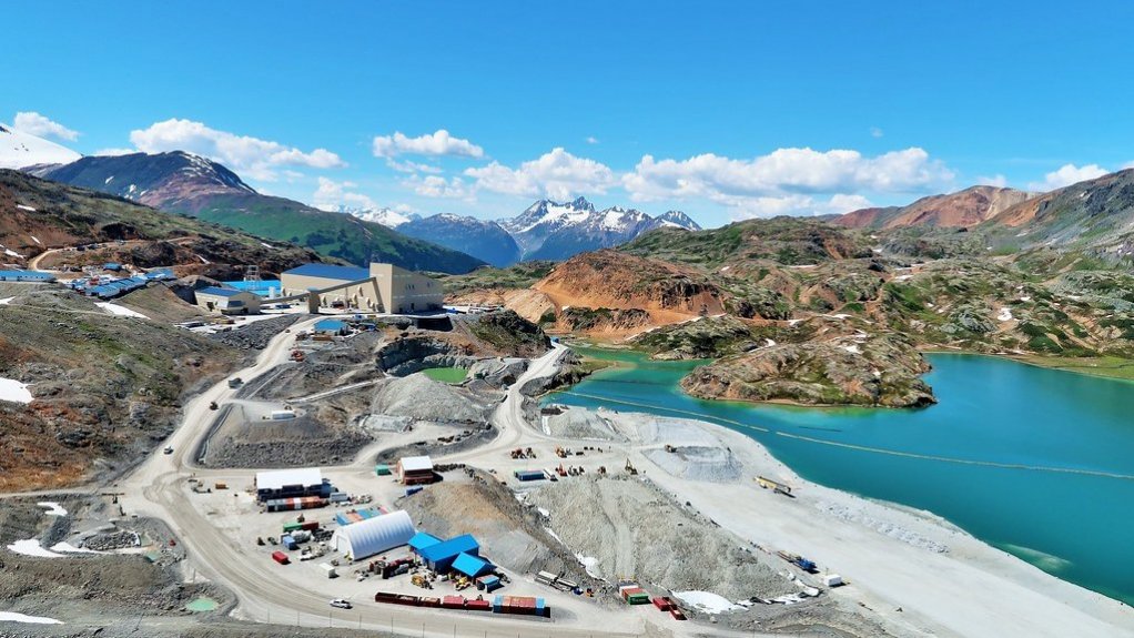 An image of the Brucejack mine in British Columbia.