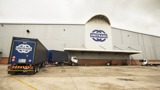 A photo of a Unitrans warehouse
