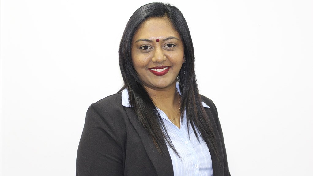 Alt description: 
An image of Predahni Naidoo, the brand manager Sisi Safety Wear 
