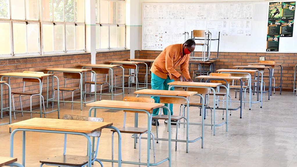 Empty classroom during Covid-19