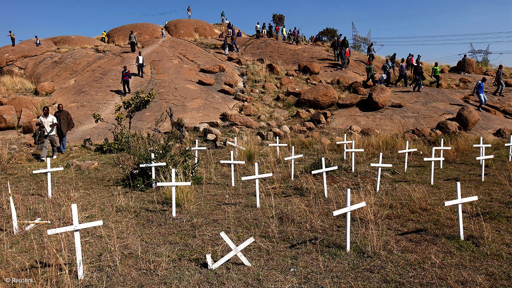 Picture of the area where Marikana tragedy took place                