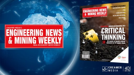 Image of Engineering News and Mining Weekly magazine
