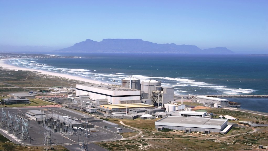 Aerial image of Eskom's Koeberg nuclear power station