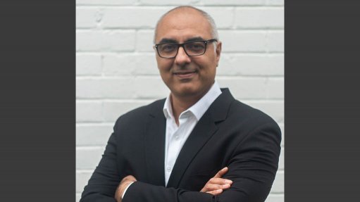 An image of Metair CEO Riaz Haffejee