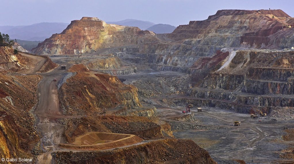 An image of the Cerro Colorado mine