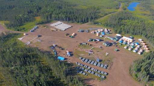 An image of Noront's exploration camp in the Ring of Fire.