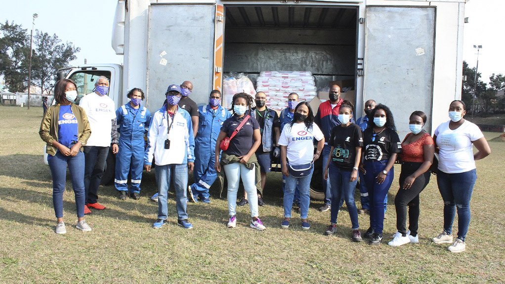 Engen steps in to help with food relief for South Durban and Midlands families 