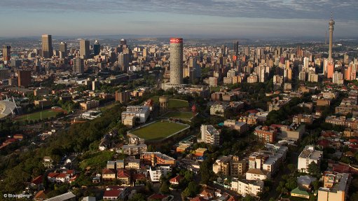 Photo of the Johannesburg skyline