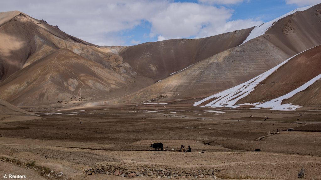 An image of mountains in Afghanistan.
