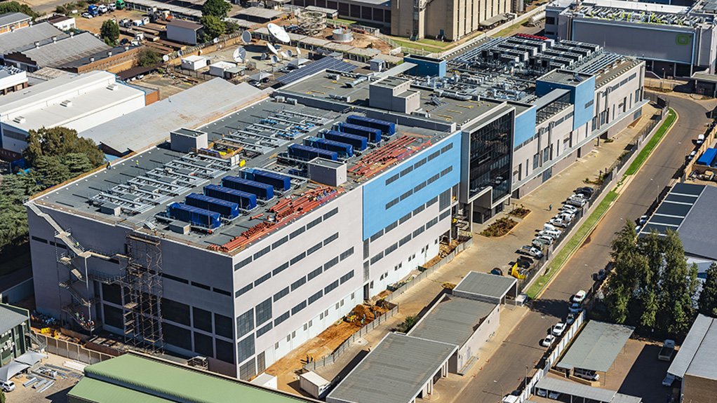 Image of Teraco data campus in Isando, in Gauteng