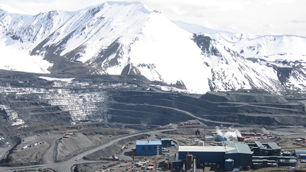 An image of the Kumtor mine, in Kyrgyzstan.