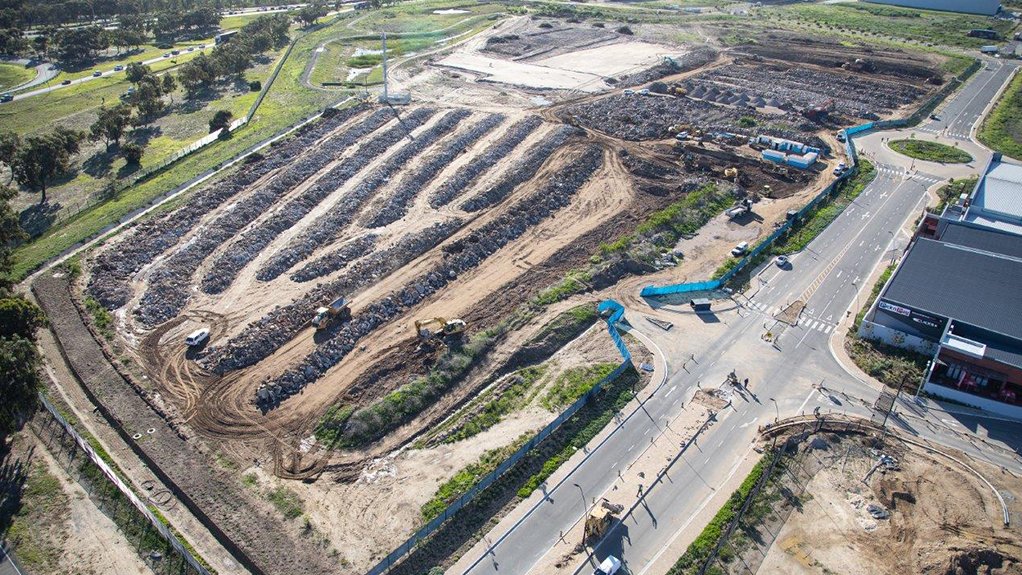 Pic/Image of Aerial view of Southern Precinct infrastructure, where the new Rubcon facility will be located.