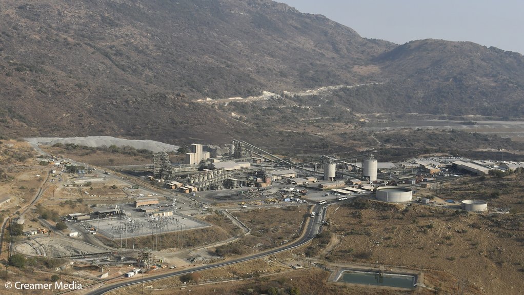 An image of Booysendal's north concentrator plant complex