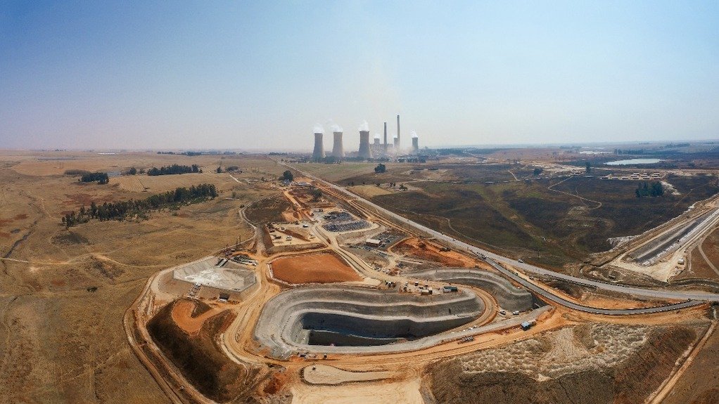Aerial image of the Matla coal mine