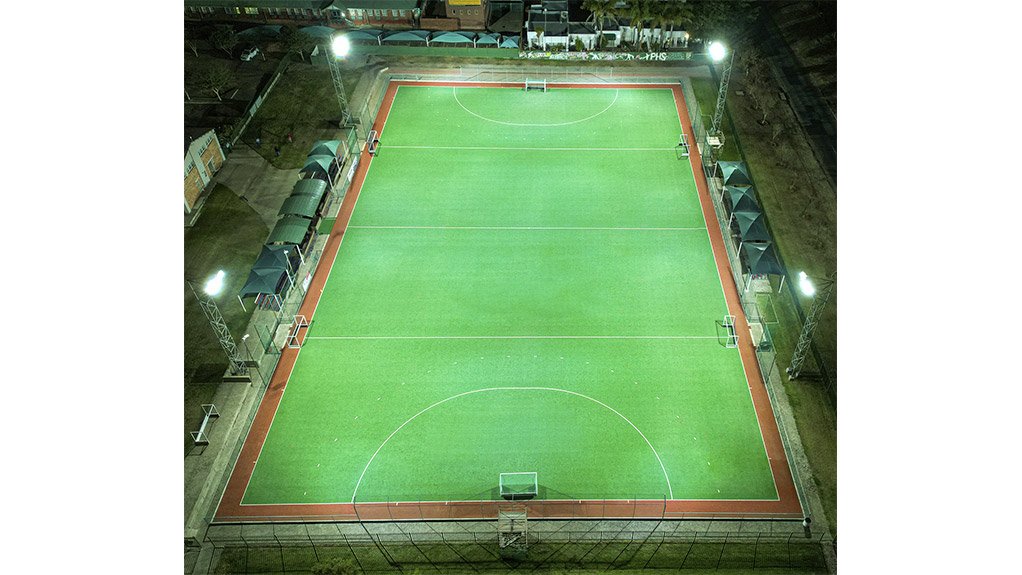 Floodlighting for Pietersburg High School’s Astro Hockey Field