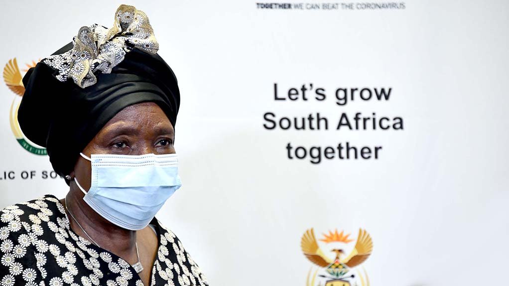 South Arican Minister of Cooperative Governance and Traditional Affairs Dr Nkosazana Dlamini-Zuma