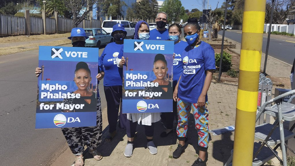 DA Joburg mayoral candidate Mpho Phalatse