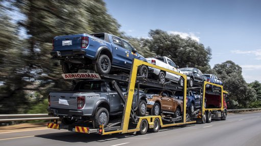 Image of Ford Rangers on a truck