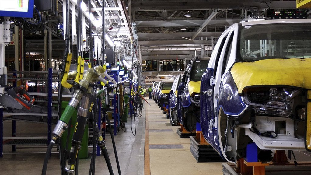 Image of the inside of the Ford plant in Pretoria