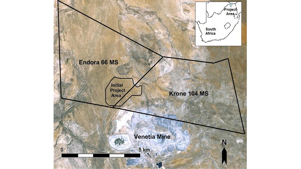 Image of the location of the Krone Endora at Venetia project