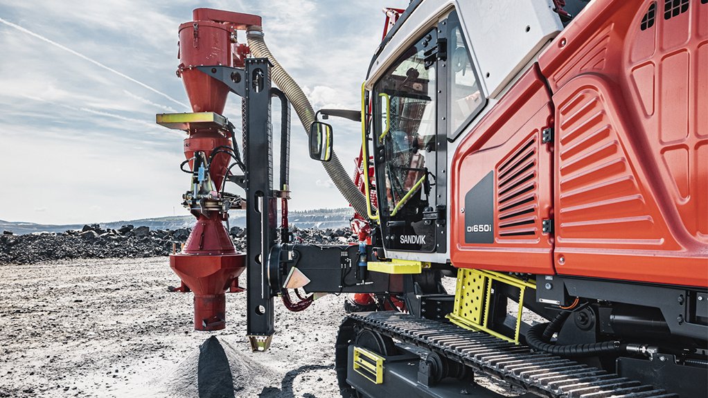 Image of Sandvik reverse circulation  Leopard DI650i drill rig

