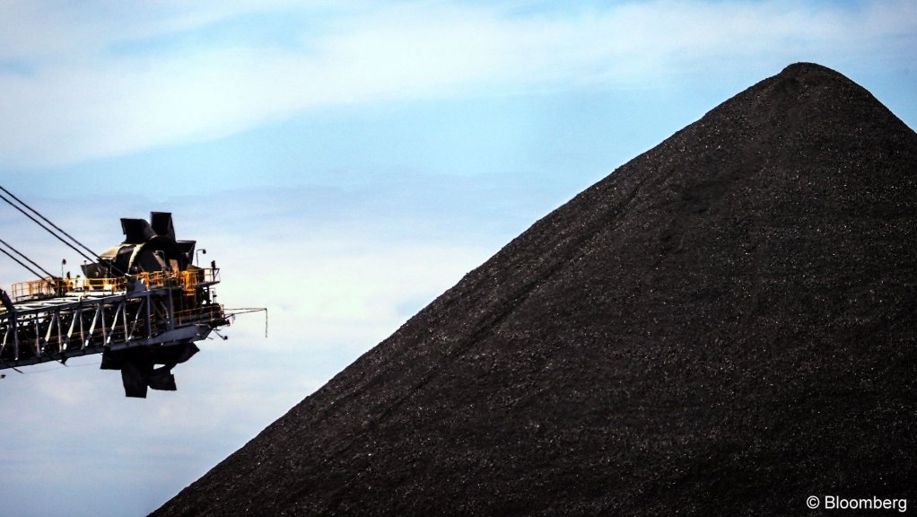 Image of a coal stockpile