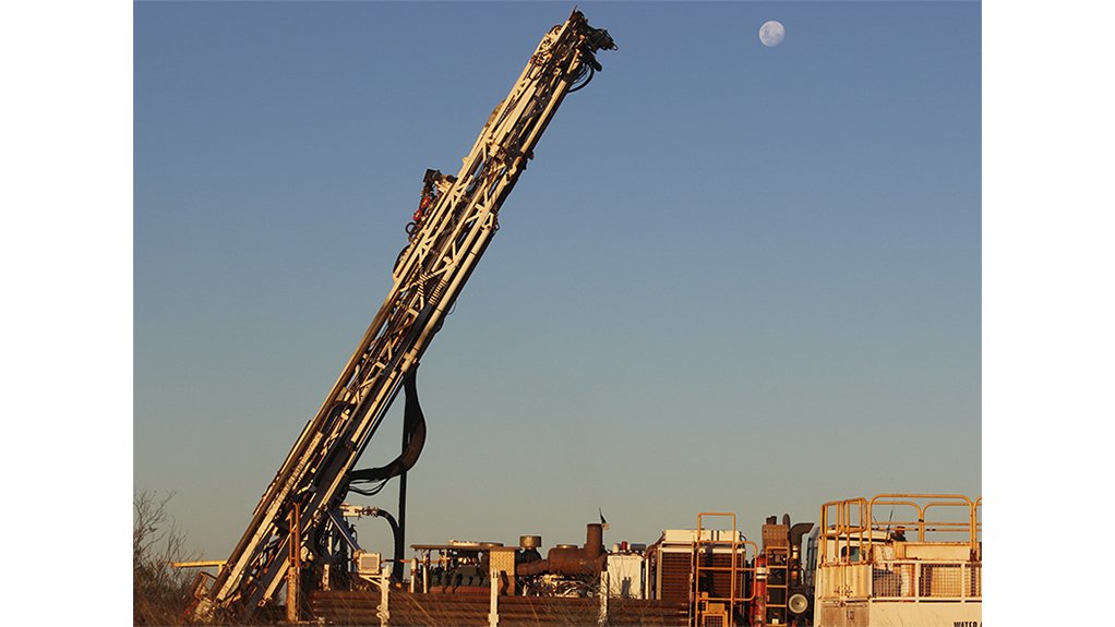 Image of a drill rig at the West Musgrave base metals project, In Australia