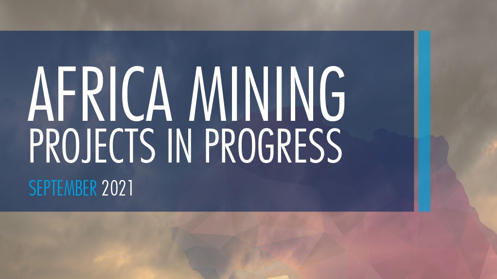 Cover image for Creamer Media's Africa Mining Projects in Progress 2021