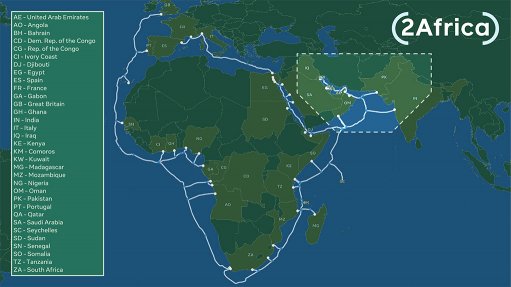 Image of 2Africa Pearl extension