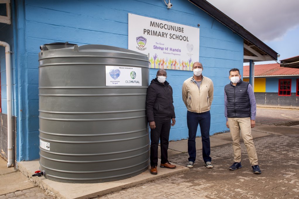 Water tanks for Nelson Mandela Bay schools