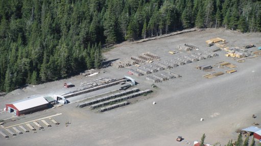 Image of Schaft Creek project core storage facility, in Canada