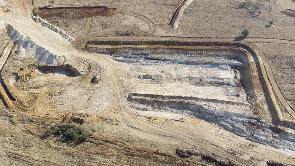 Aerial shot of Kangra Twyfelhoek mine