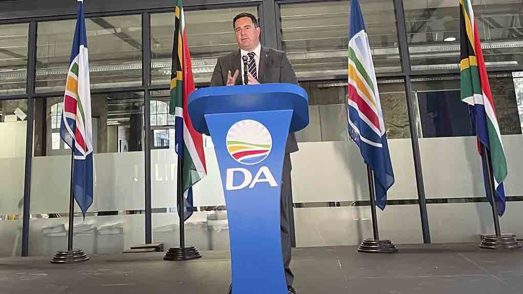 Image of DA leader John Steenhuisen