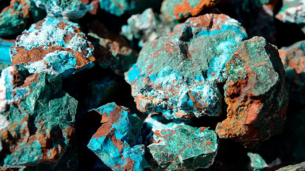 An image of copper ore mined in the DRC