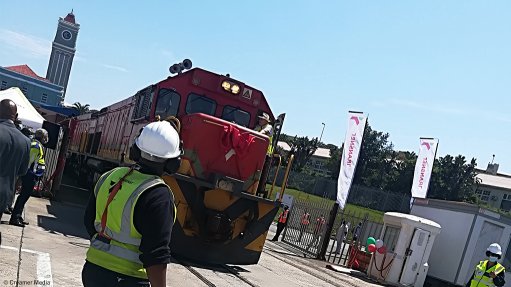 A photo of the newly reopened Cookhouse-Blaney branch line in the Eastern Cape