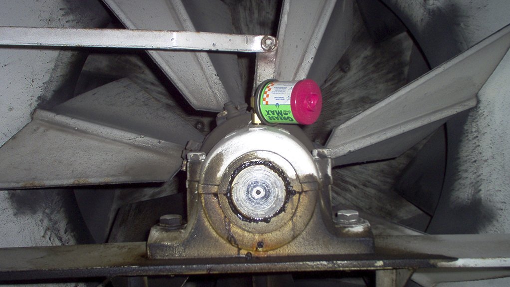 Image of GreaseMax that offers a continuous automatic lubrication solution to ensure effective fan bearing lubrication