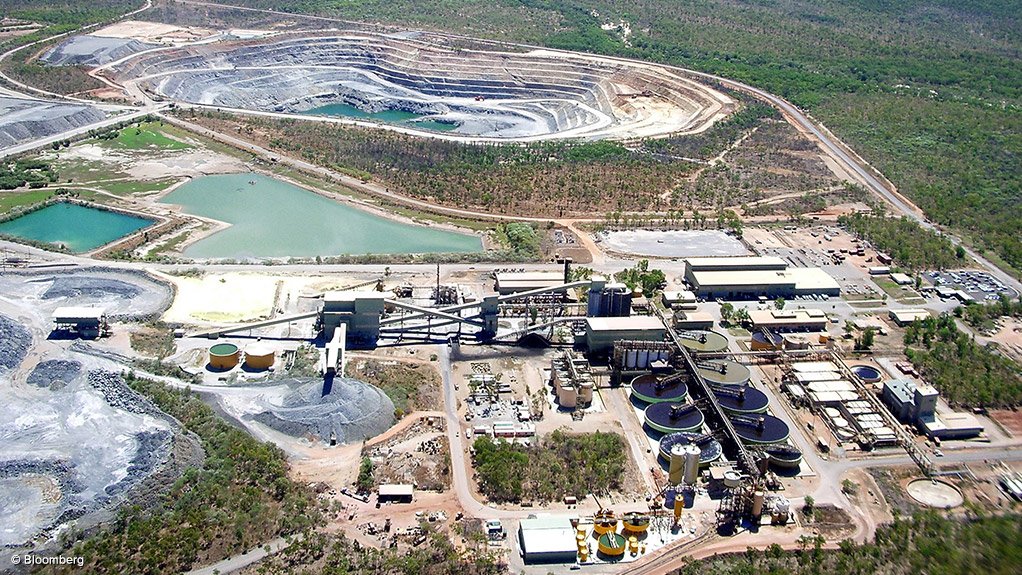 Image shows the Ranger uranium mine 
