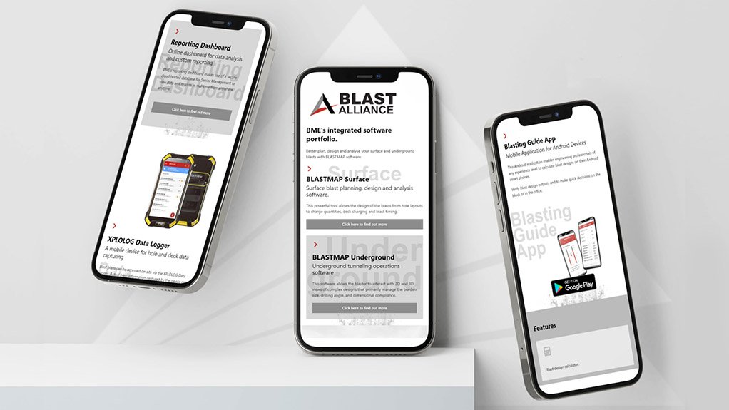 Image of BME's Blast Alliance smartphone application 
