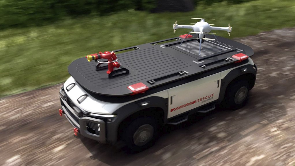 Image of the Hyundai Rescue Drone