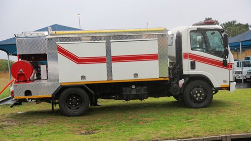 eThekwini Fire Department in the red