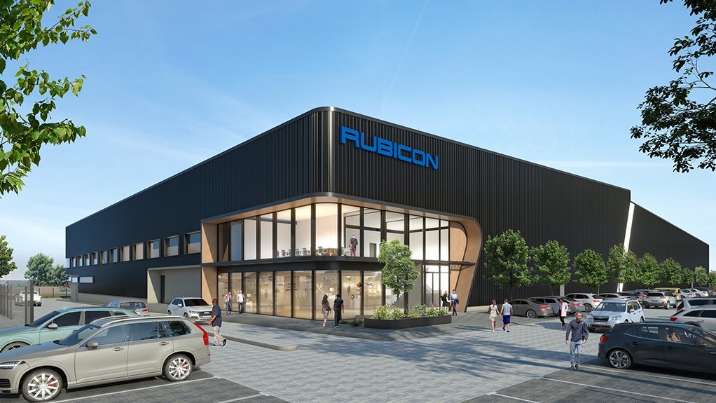 Artist's impression of the Rubicon distribution and office development