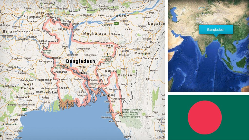 Image of Bangladesh map/flag