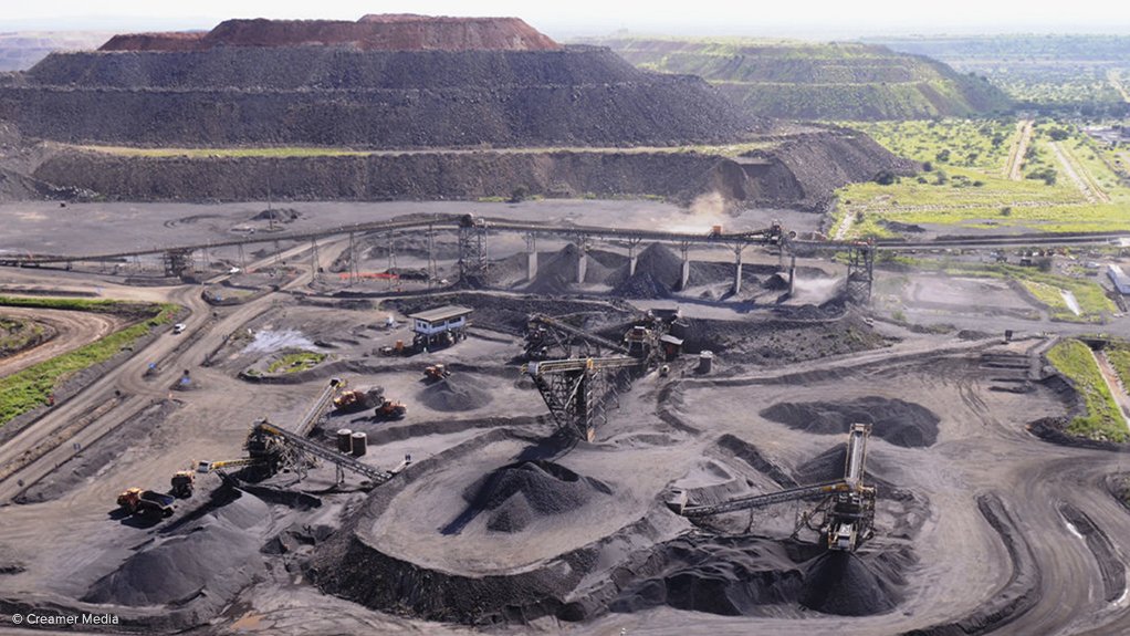 Creamer Media screenshot of Tshipi Borwa manganese mine picture n Jupiter website.